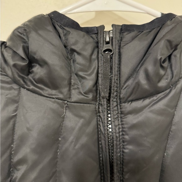 Eddie Bauer Down Black Long Puffy Parka Jacket Size M - Picture 3 of 10